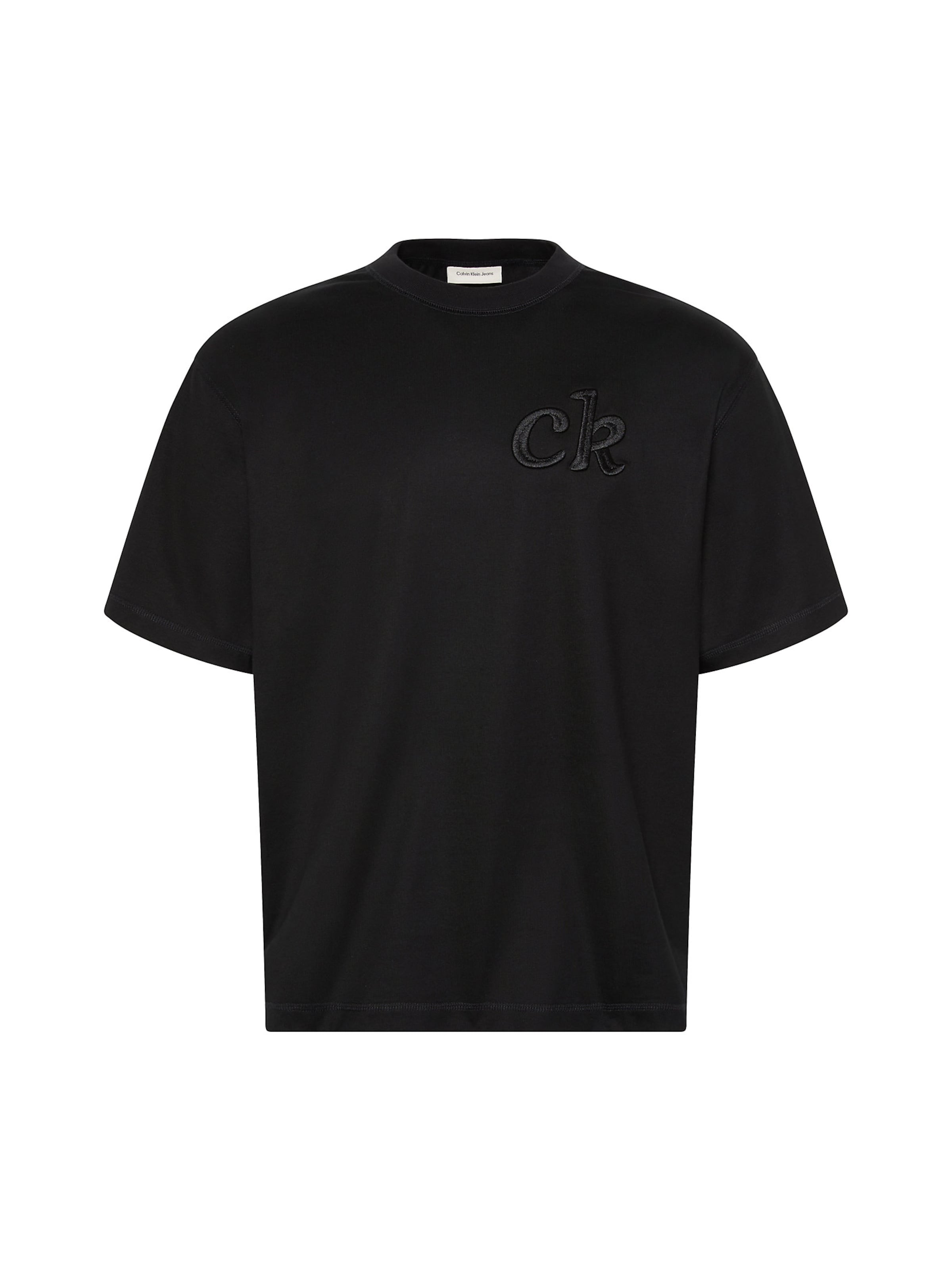 T-Shirt Calvin Klein Jeans en noir : devant