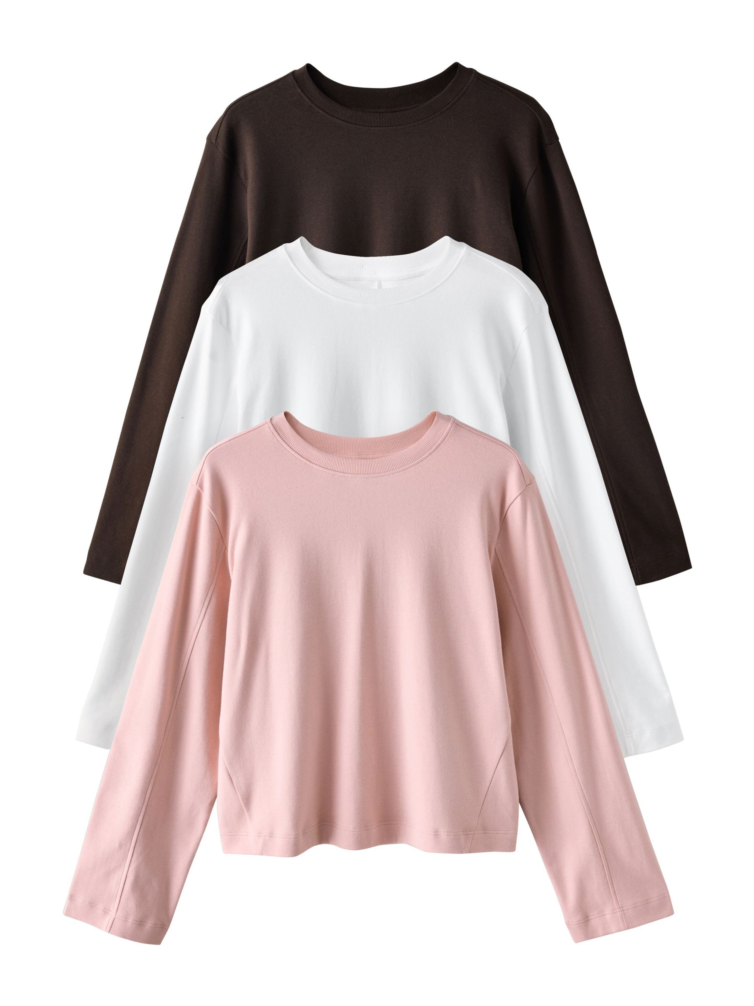 T-shirt Next en marron : devant