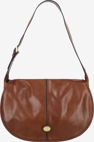 The Bridge Shoulder Bag in Brown: front