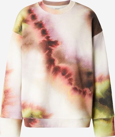 TOPSHOP Sweater majica 'CINDY' u maslinasta / roza / pastelno crvena, Pregled proizvoda