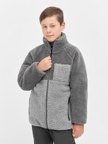 BENCH Fleece Jacket 'Pepito' in Grey: front