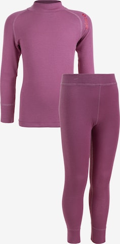 ZigZag Skiunterwäsche 'Panda' in Pink: Vorderseite