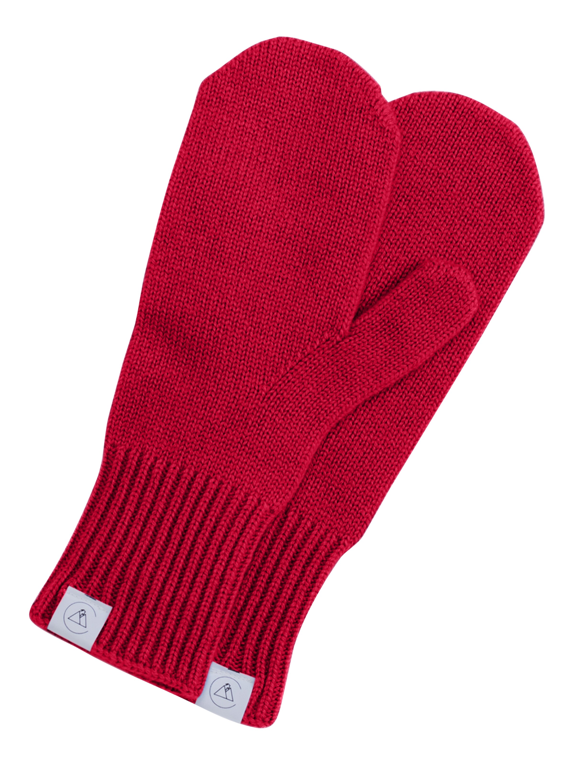 Moufles CASH-MERE.CH en rouge : devant