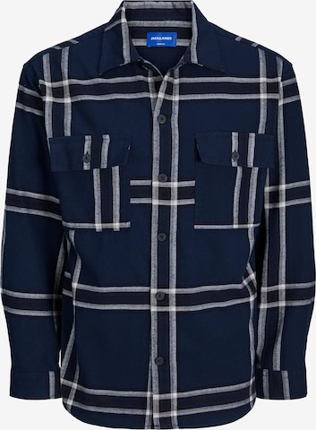 JACK & JONES Button Up Shirt 'FRI' in Blue: front