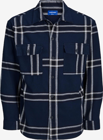 JACK & JONES Overhemd 'FRI' in de kleur Navy / Nachtblauw / Wit, Productweergave