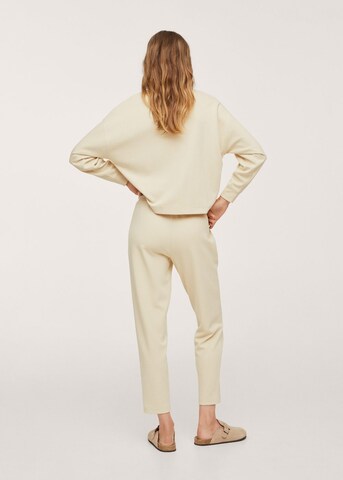 MANGO Regular Hose 'Amelie' in Beige