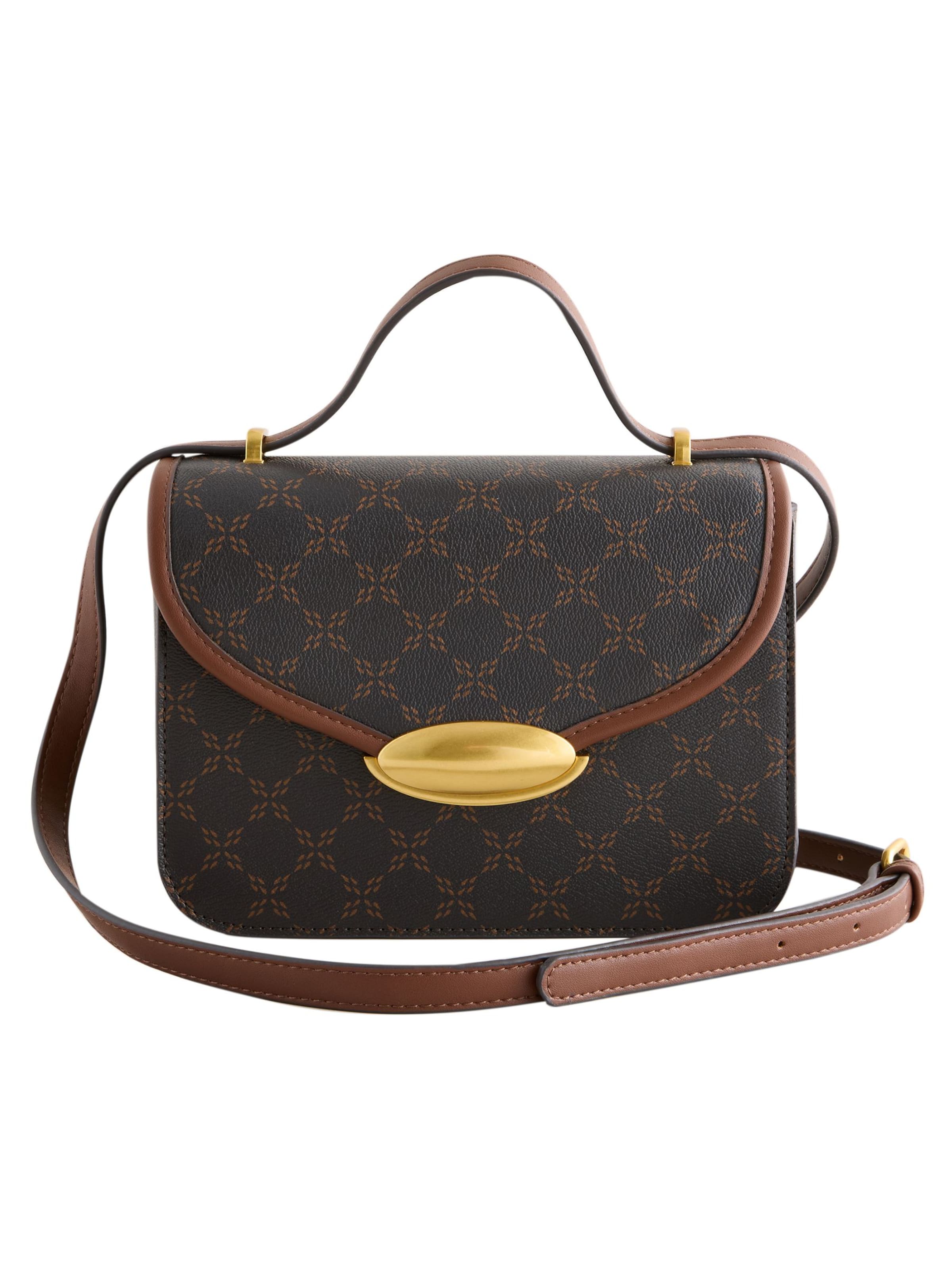 Next - Mala de ombro em preto: frente