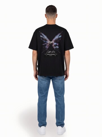 Crystal Paris Shirt 'Butterfly' in Black