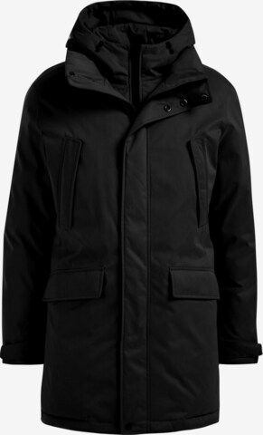 WE Fashion Zimska jakna | črna barva: sprednja stran
