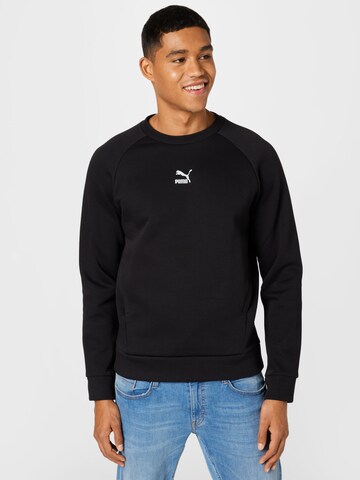 PUMA Tréning póló 'Classics Tech' - fekete: elől