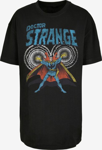 F4NT4STIC Oversized Shirt 'Marvel Doctor Strange Energy Baseball' in Black: front