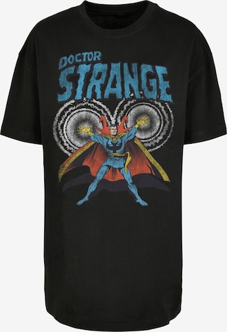 T-shirt oversize 'Marvel Doctor Strange Energy Baseball' F4NT4STIC en noir : devant