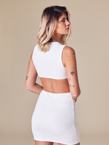 ABOUT YOU x Laura Giurcanu Dress 'Jenna' in White