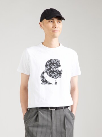 Karl Lagerfeld Póló - fehér: elől