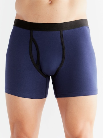 Albero Natur Boxershorts in Blau: Vorderseite