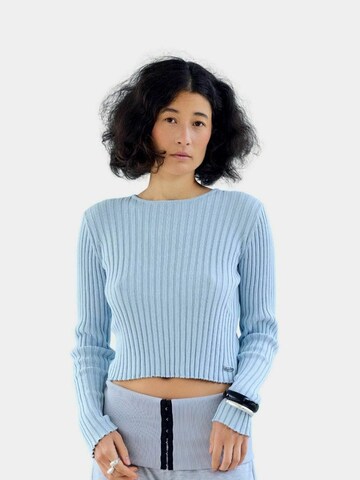 Résumé Trui ' NaraRS ' in Blauw: voorkant
