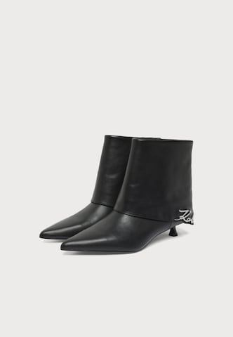 Karl Lagerfeld Booties in Black