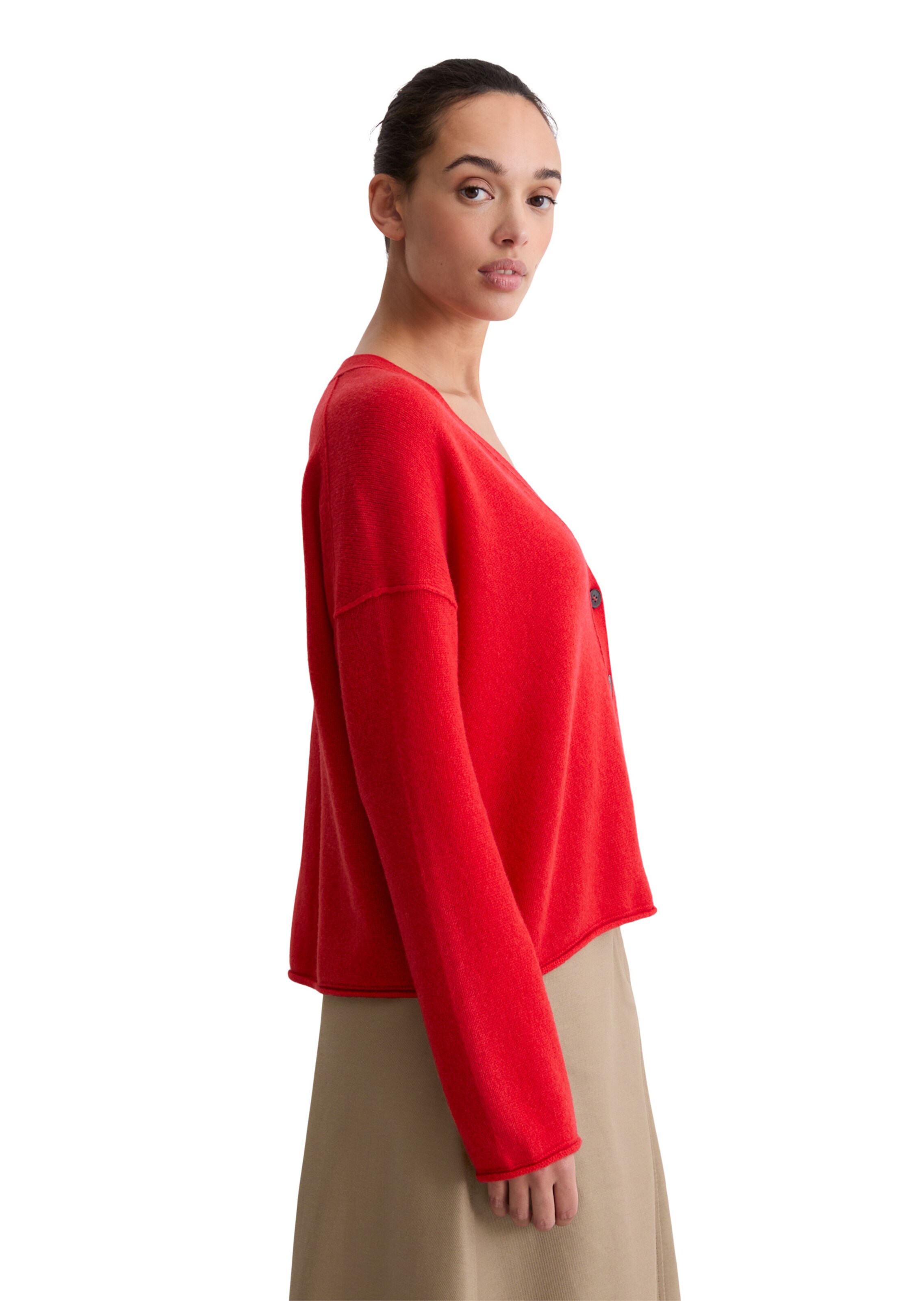 Marc O'Polo Knit cardigan in Red