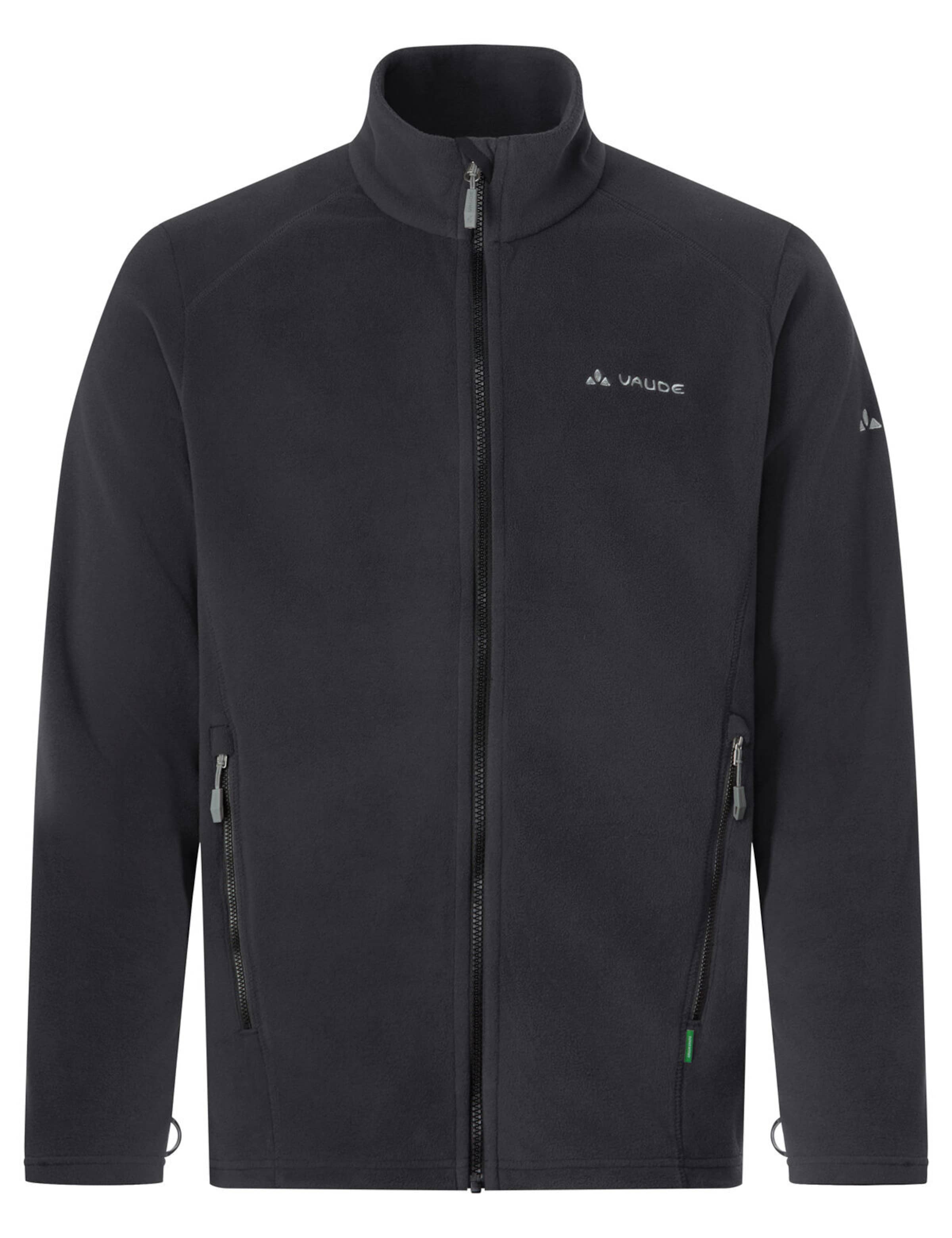 VAUDE Athletic fleece jacket 'Me Professional' in Black: front