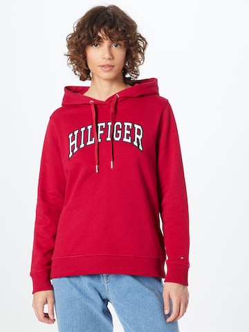 TOMMY HILFIGER Mikina - Červená: predná strana