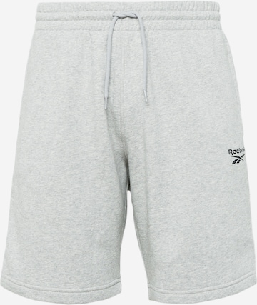 regular Pantaloni sportivi 'Identity' di Reebok in grigio: frontale