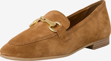 TAMARIS - Sapato Slip-on em castanho: frente