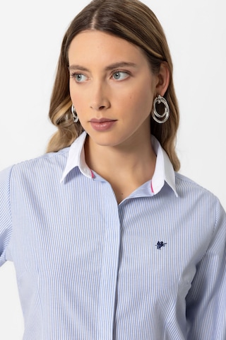 DENIM CULTURE Bluzka 'OLIVIA' w kolorze niebieski