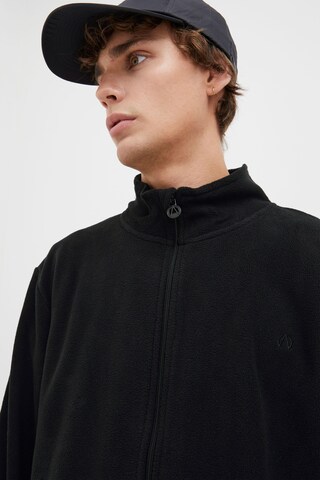 North Bend Fleece jacket 'Cocas' in Black