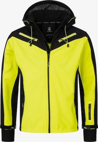 Rock Creek Outdoorjacke in Schwarz: Vorderseite