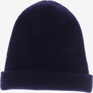 Arket Hat & Cap in One size in Blue: front
