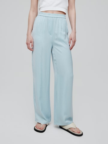 EDITED Wide leg Pants 'Benja' in Blue: front