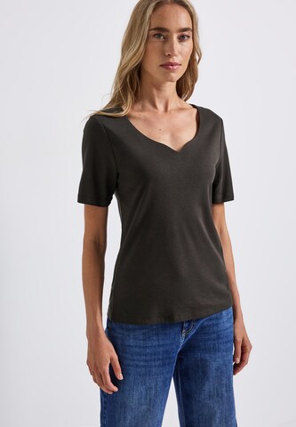 STREET ONE Shirt in Brown: front