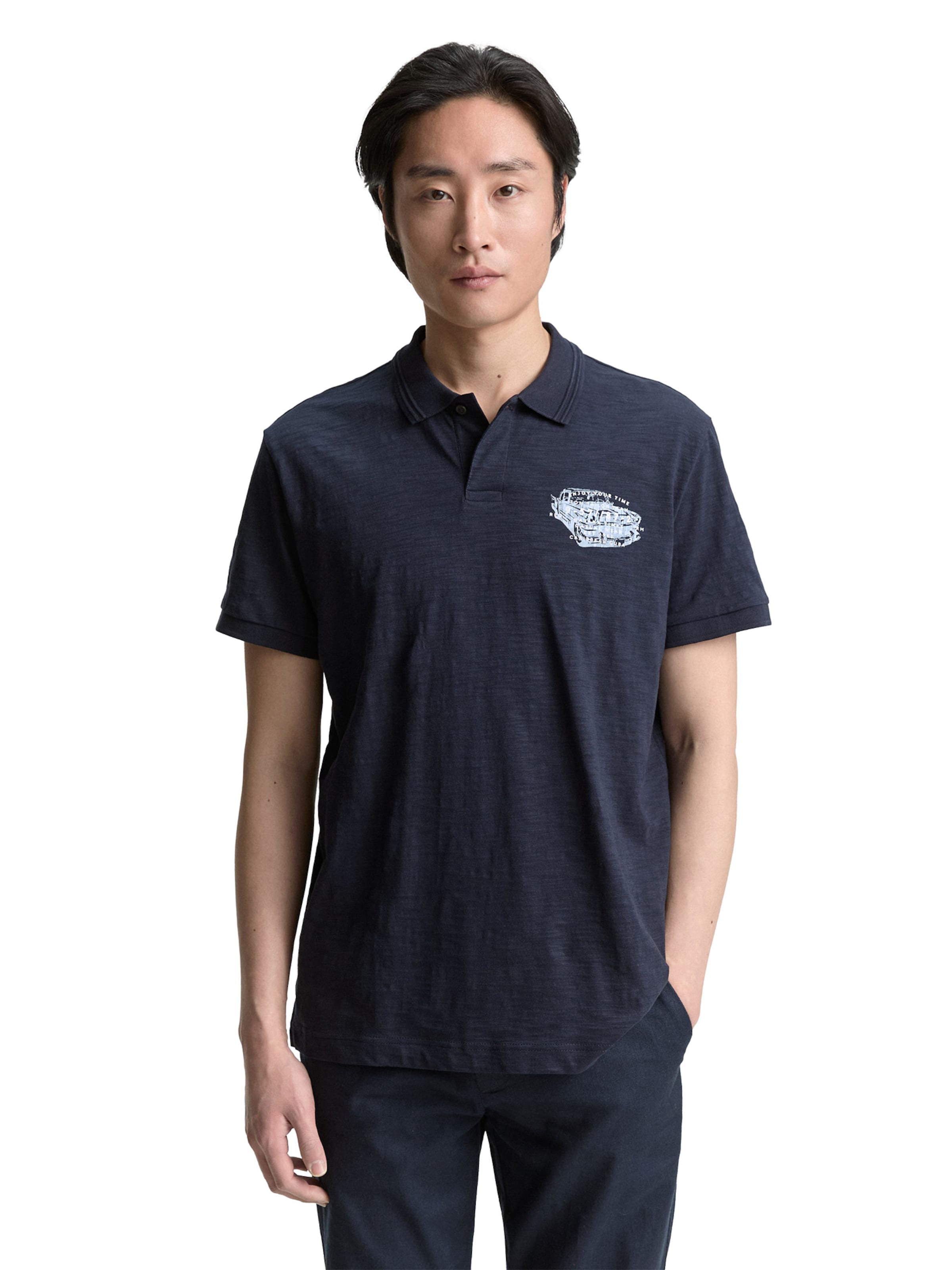 TOM TAILOR Shirt in Blue: front