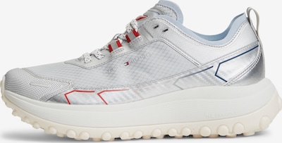 TOMMY HILFIGER Nízke tenisky 'THE CANYON X', veľkosť 35 - tmavomodrá / striebornosivá / čerešňová / biela, Produkt