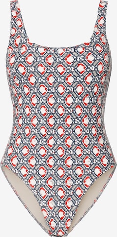 Bustier Maillot de bain C&City en bleu : devant