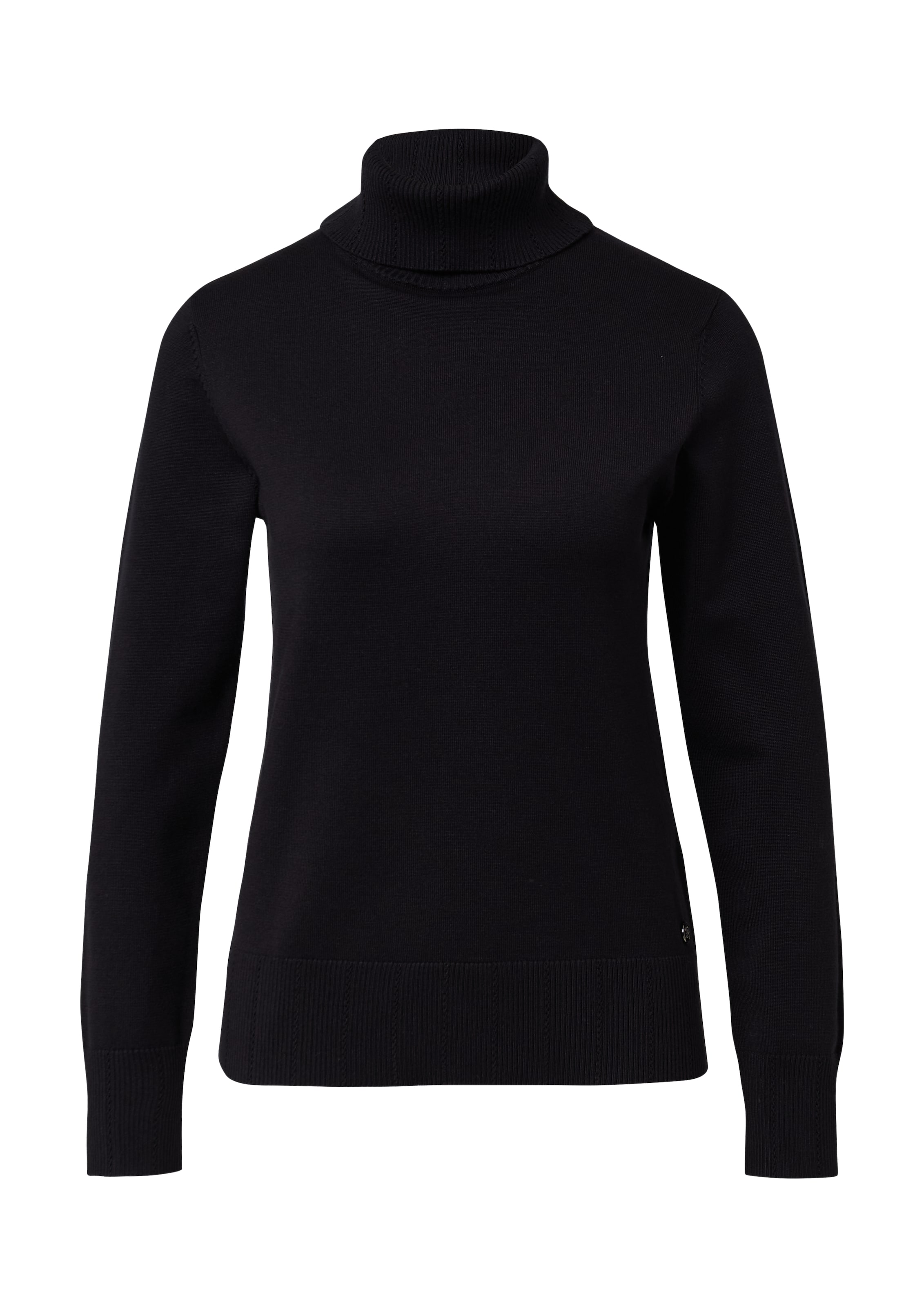 s.Oliver BLACK LABEL Pullover in Schwarz: Vorderseite