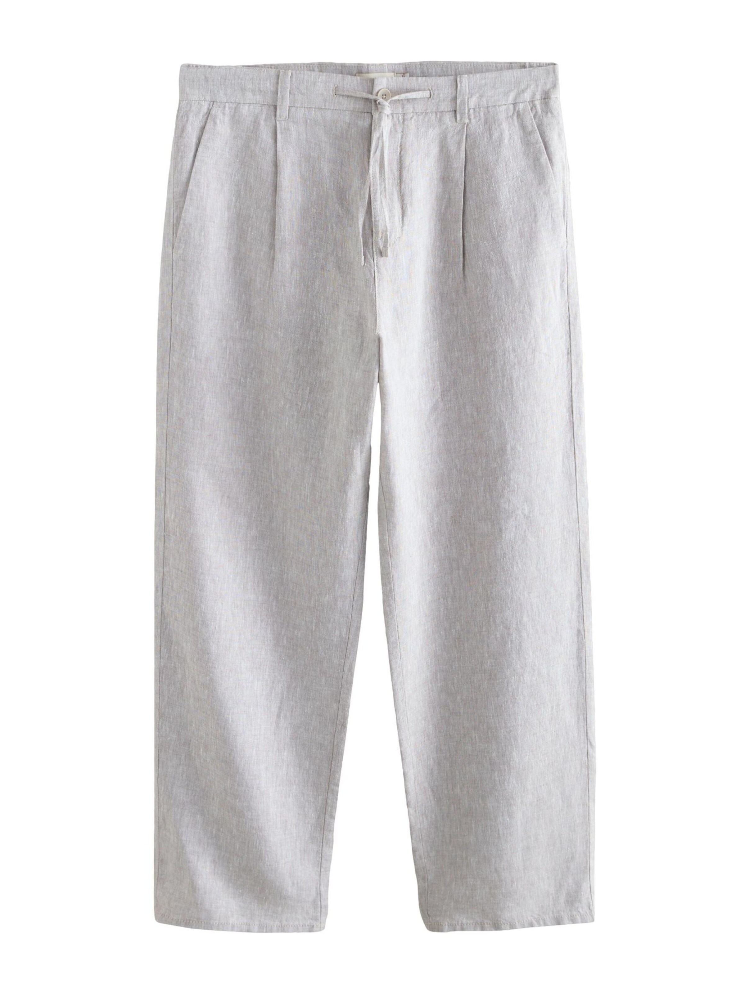 Pantalon à pince 'Signature' Next en gris : devant