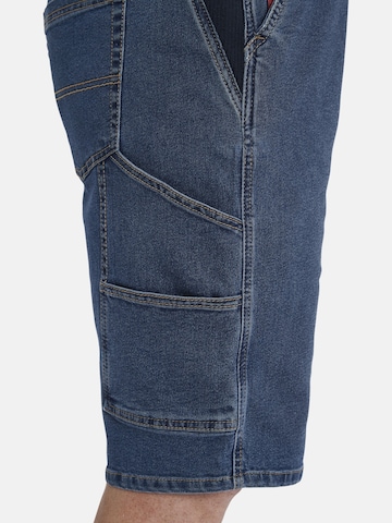 Jan Vanderstorm Loosefit Tuinbroek jeans ' Focko ' in Blauw