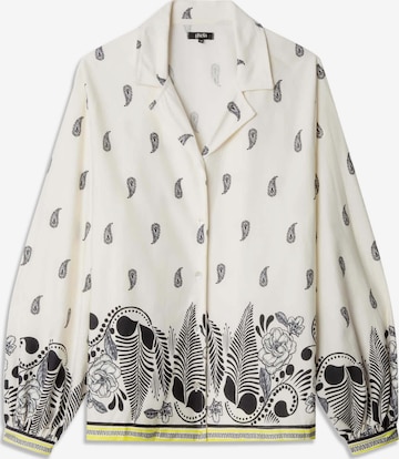 Camicia da notte di Gisela in bianco: frontale