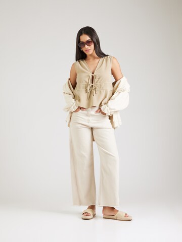 OBJECT Top 'OBJPENNY' in Beige