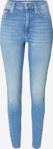 Tommy Jeans Skinny Džíny 'Sylvia' – modrá: přední strana