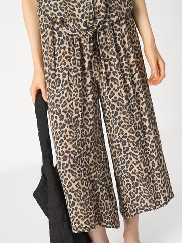 ONLY - Pierna ancha Pantalón 'ONLCIKKA' en gris