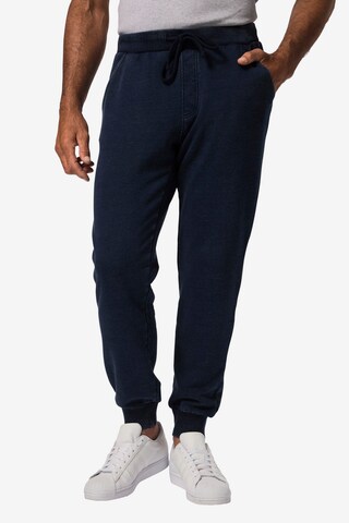 JP1880 Tapered Broek in Blauw: voorkant