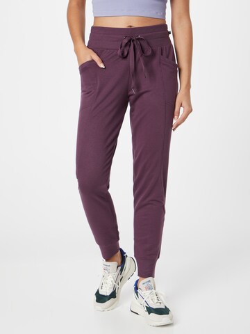 Marika Tapered Workout Pants 'MILANI' in Purple: front