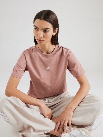 ADIDAS SPORTSWEAR Функционална тениска в розово: отпред