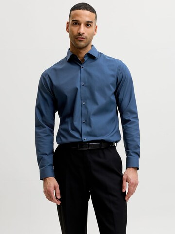JACK & JONES Comfort fit Overhemd 'BLAPARKER' in Blauw