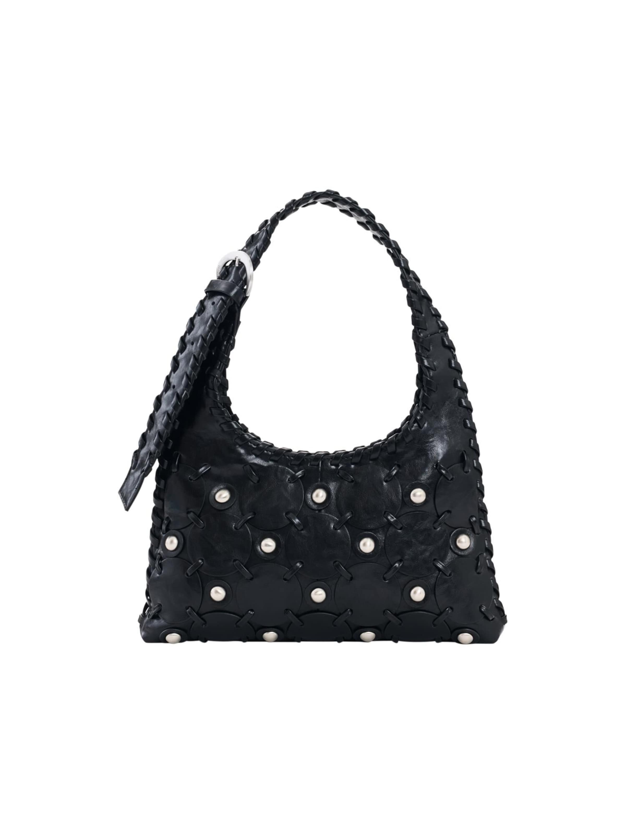 Desigual - Bolso de hombro en negro: frente