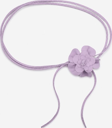 COLLEZIONE ALESSANDRO Gürtel 'Blüte' in Lila: Vorderseite