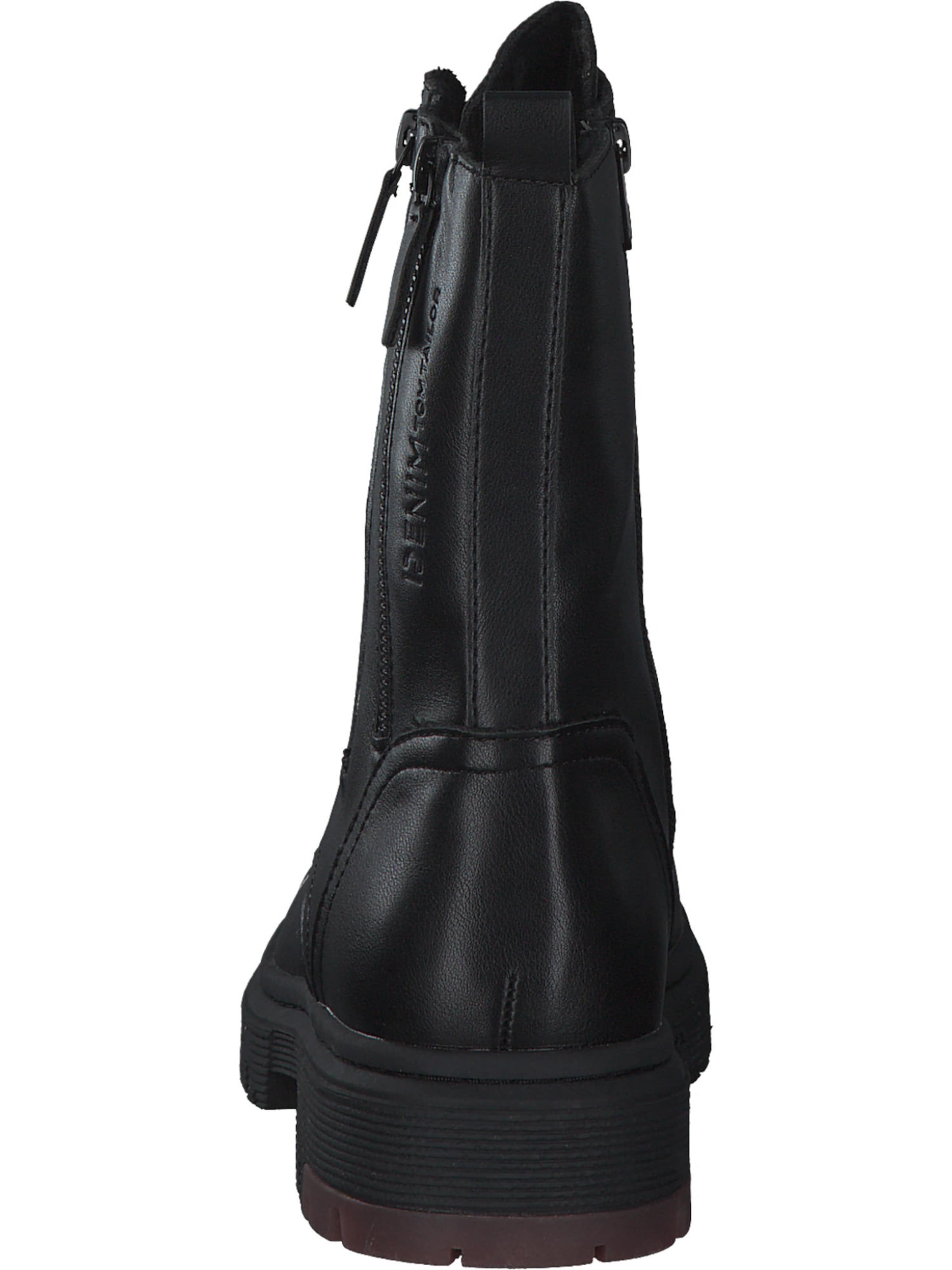 Bottines à lacets TOM TAILOR DENIM en noir