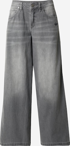 ADIDAS ORIGINALS Szeroka nogawka Jeansy w kolorze szary: przód